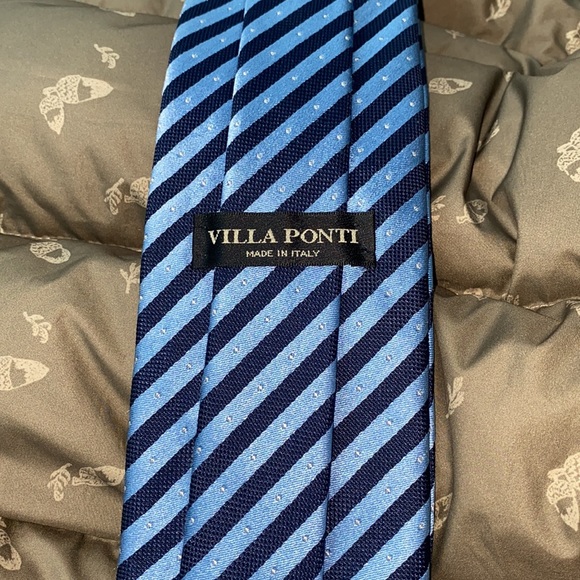 NEW VILLA PONTI 100% SETA SILK TIE WITH OUT TAGS - Picture 2 of 7
